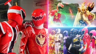 Super Sentai Senpai vs Kouhai Team Up Henshin!