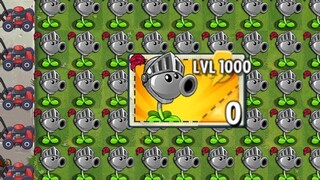Armor PEA & All Plants เลเวลสูงสุด VS 999 Chefster Jester Zombie - PvZ 2 Battlez