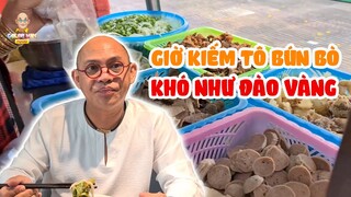 Ăn được tô bún bò mừng hết sức, thèm cảm giác ngồi vỉa hè thảnh thơi ăn bún quá bà con ơi!