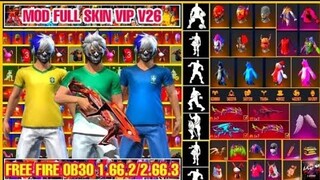 HƯỚNG DẪN MOD SKIN FREE FIRE OB30 V26 VIP  - MOD SKIN QUẦN ÁO ,  MOD SKIN SÚNG , PET , BOM KEO🇻🇳