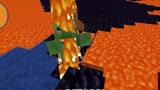 The whole world is lava! Can this survive? Minecraft