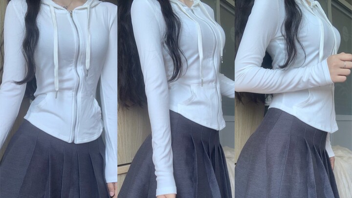 White, pure and seductive outfit～
