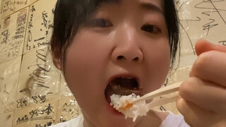 How hard the Japanese try to get you to order less meat!