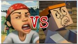 Abang Sally Comparison Minecraft VS Original (Minecraft Animation)(Malaysians & Indonesian Meme)