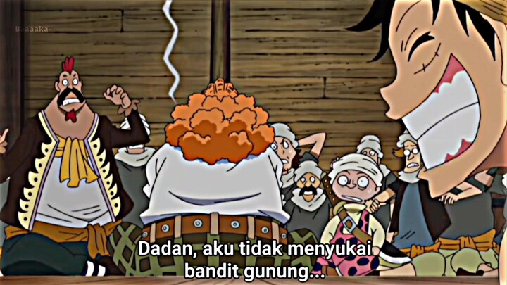 Momen pertama kali Luffy pamit untuk berpetualang