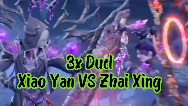 BTTH Xiao Yan 3x Duel dengan ZhaiXing, Beda level bukan masalah