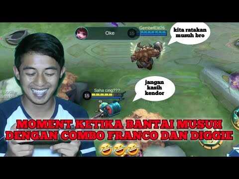 CHALLENGE DIGGIE MODE SERIUS MUSUH AUTO KENA BANTAI - MOBILE LEGENDS