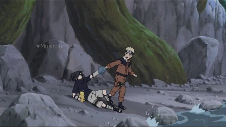 Naruto kết dính với Sasuke