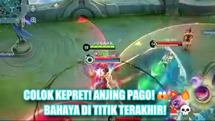 Reaksi Histeris Saat Musuh Menyerang dengan Teknik Colok Babuk