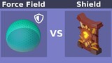 Force Field vs Shield (Roblox Bedwars)