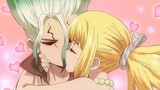 Kohaku KISS Senku and PRETEND as LOVERS | Dr. STONE 第3期 Episode 8