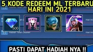 KODE REDEEM ML TERBARU HARI INI 2021 ,DIAMOND , SKIN, FRAGMENT, MOBILE LEGEND 5 CODE NEW
