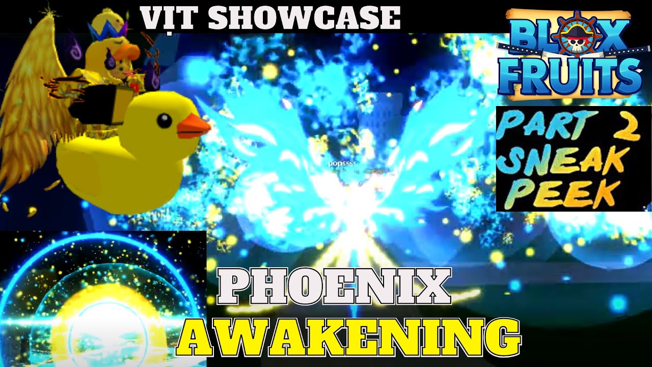 Phoenix Awakening - Showcase ( Blox Fruits ) 