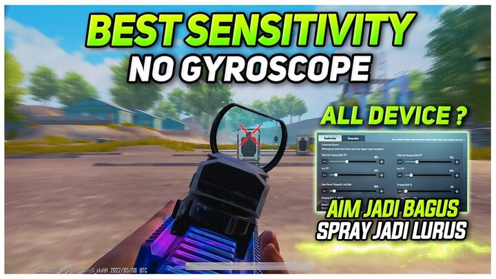 SENSITIVITAS PUBG MOBILE TERBAIK NO GYROSCOPE | SENSITIVITAS PUBG MOBILE 1.9