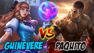 GUINEVERE VS PAQUITO | PERTARUNGAN EXP DAMAGE🔥