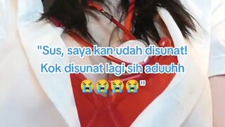 “Kok disunat lagi sih aduhhh 😭”