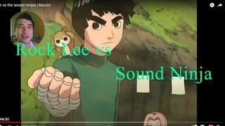 Naruto Fight Rock Lee vs Sound Ninja