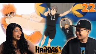 ONE OF THE BEST RECEIVES! EVERYONE GOES 100% | Haikyuu!! Season 4 Episode 22 Reaction