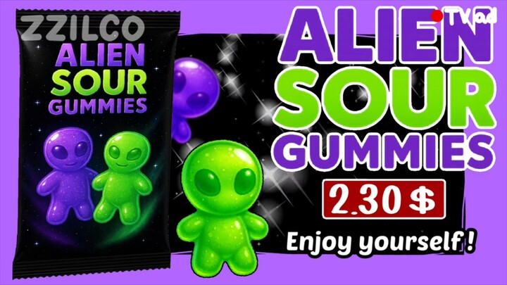 Alien Sour Gummies