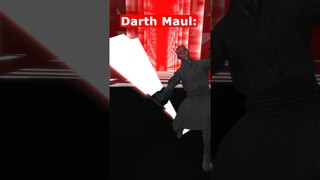 Darth Maul vs Obi-Wan Kenobi Be Like #shorts