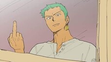 Zoro - Jika melindungi Kapten saja tidak bisa, ambisi apapun tidak ada artinya .