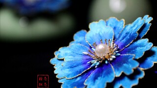 非遗绒花【拈相思】制作过程 原创（未经授权，不可商用）