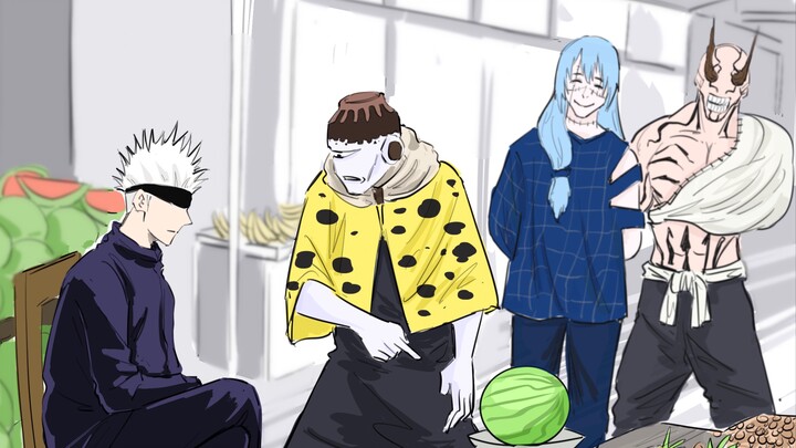 [Jujutsu Kaisen][Doujin painting] Is your melon ripe