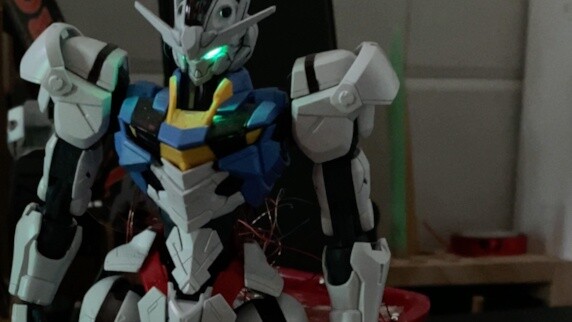 FM Wind Spirit Gundam, final debugging of the light group speed