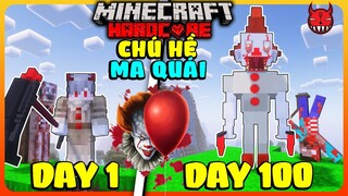 SongFish Review 100 Ngày Sinh Tồn Chú Hề Ma Quái Pennywise Minecraft Siêu Khó