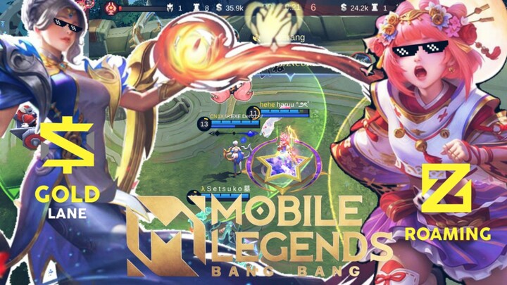 ketika duo kocak ketemu bucin di mlbb
