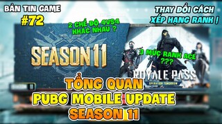 TỔNG QUAN PUBG MOBILE UPDATE SEASON 11: THAY ĐỔI CƠ CẤU XẾP HẠNG RANK, CHẾ ĐỘ MỚI CHIẾM CỨ ĐIỂM !