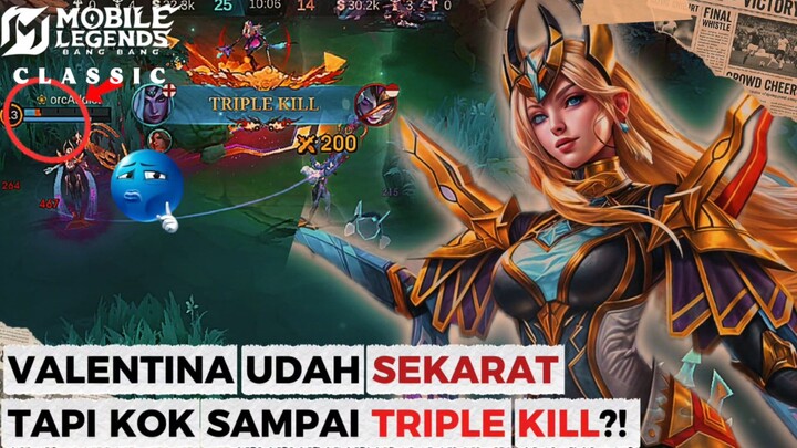 Valentina FAST HAND Tingkat DEWA! Darah Sekarat Malah Bantai Musuh Sampai TRIPLE KILL! ๐ฏ๐ฅ