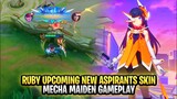 Ruby Upcoming New Aspirants Skin Mecha Maiden Gameplay | Mobile Legends: Bang Bang