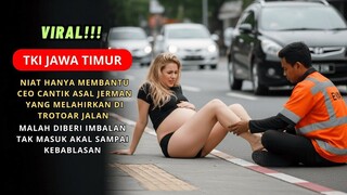 VIRAL‼️TKI INDONESIA NIAT HANYA MEMBANTU CEO CANTIK JERMAN YANG AKAN MELAHIRKAN DI JALANAN