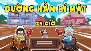 KEYD THỬ THÁCH 24 GIỜ SỐNG DƯỚI ĐƯỜNG HẦM BÍ MẬT CỦA MEOWPEO TRONG MINI WORLD