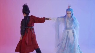 “มันคือนาจา” ท่าเต้นต้นฉบับสำหรับสองคน ผ้าไหมโอบิ้งยาว 17 เมตร [ซีหยูจุนยี่]