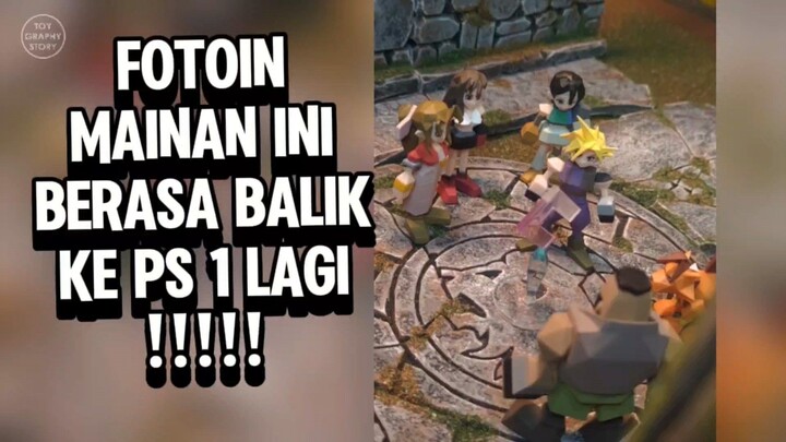 Foto Mainan Final Fantasy VII Polygon Nostalgia PS 1