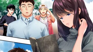 公园里文静的女孩子