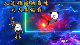 人道领域的巅峰 大天尊极巅境界