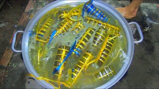 Gói bánh tét miền quê || việt miền tây