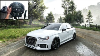 Audi RS3 2020 | Forza Horizon 5 | Steering Wheel Gameplay