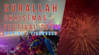 [4K] Surallah Christmas Festival 2021 Opening / Fireworks