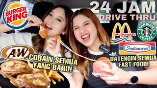 24 JAM DRIVE THRU DI MOBIL AJA!! KELILINGIN SEMUA FAST FOOD! Ft @Aurelliaurel