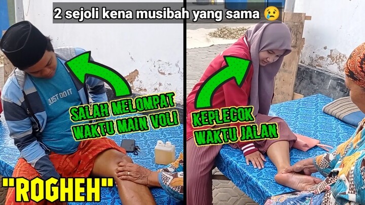 pijat rogheh madura.walaupun jalan pincang, 2 sejoli ini nekat terapi agar sembuh
