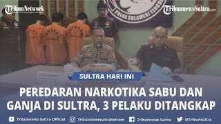 🔴Polda Sulawesi Tenggara Sita Sabu dan Ganja Seberat 5 Kilogram, 3 Pelaku Diamankan