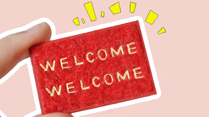 Mini Welcoming Floor Mat / Miniature