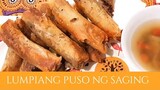 LUMPIANG PUSO NG SAGING | Lumpia recipe | Banana heart recipe