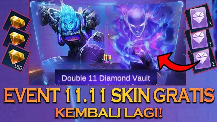 CARA DAPAT SKIN HAYABUSA EPIC TERBARU DI EVENT 11.11 ML 2021 - EVENT DOUBLE 11 DIAMOND VAULT 2021