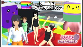 Berenang ke Waterpark Boba Pantai Drama Sakura School Simulator