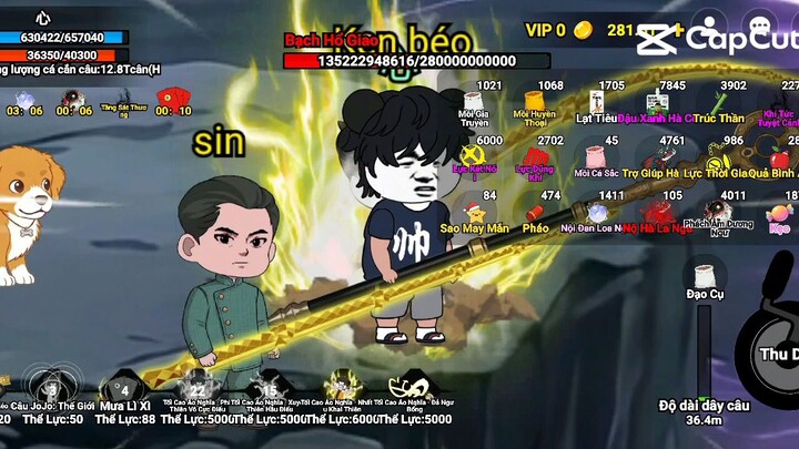 sở tâm vs tứ thánh #BuildaGame#钓魂#41629878